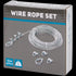 Set Cablu de Oțel Profesional - Rezistență Superioară 90 kg