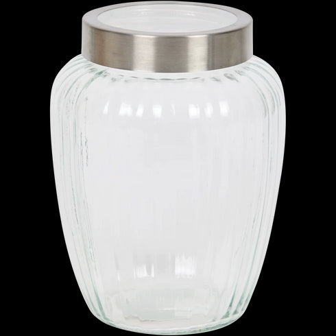 Recipient Elegant din Sticlă Ambition cu Capac Metalic - Perfect pentru Bucătăria Ta