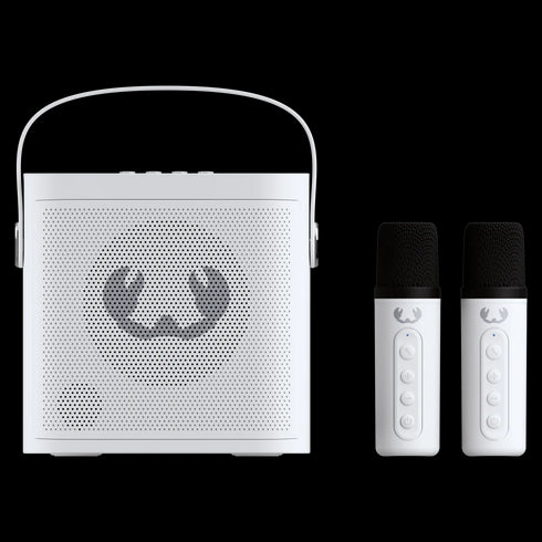 Set Karaoke Fresh 'n Rebel - Distracție Asigurată cu 2 Microfoane și Efecte Vocale!