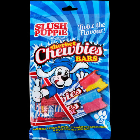 Bomboane Acrișoare Chewbies Slush Puppie - O Explozie de Fructe în Limba Română