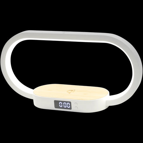 Ceas Deșteptător Multifuncțional Re-load cu Încărcare Wireless - Perfect pentru Noptieră