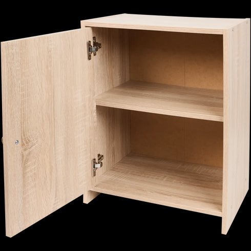 Dulap de Perete Elegant cu 1 Raft - Design Herringbone, Lemn FSC® Certificat