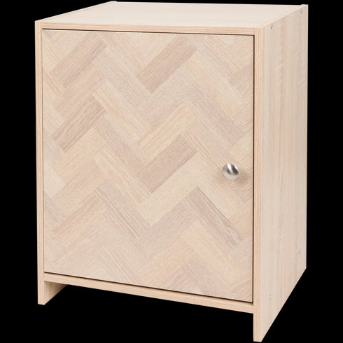 Dulap de Perete Elegant cu 1 Raft - Design Herringbone, Lemn FSC® Certificat