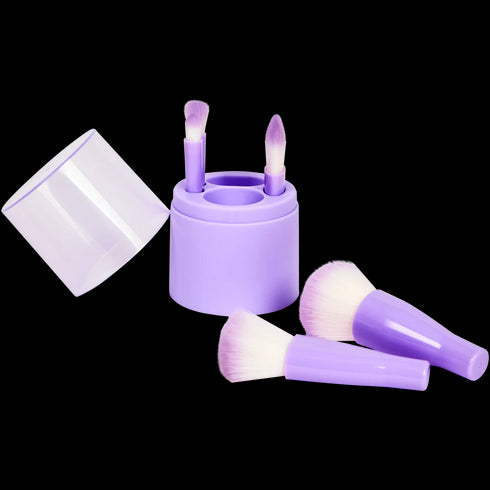 Set Profesional de Pensule pentru Machiaj - Acoperire Perfectă, Călătorii Ușoare