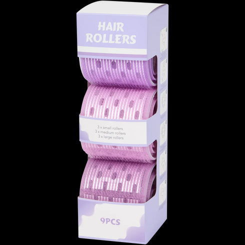 Set Profesional de Bigudiuri - 9 Piese pentru Coafuri Voluminoase