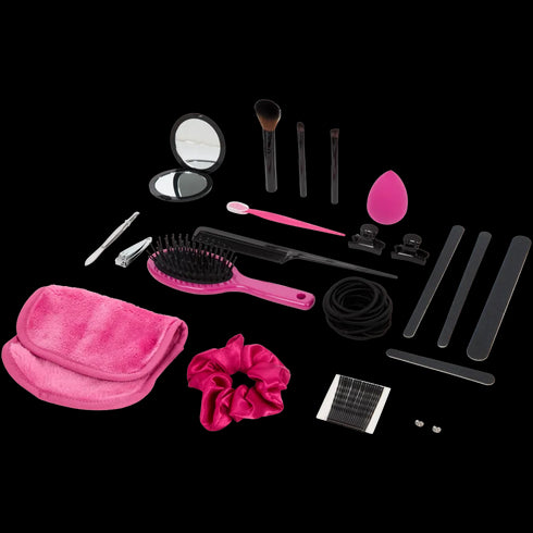 Geantă de Toaletă Premium cu 60 Accesorii - Esențialul Tău de Frumusețe în Română