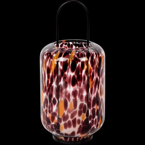 Felinar Elegant din Sticlă cu LED - Adaugă un strop de Căldură și Stil Casei Tale