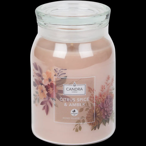 Lumânare Parfumată Premium Candra - Eleganță și Parfum Durabil (65% Reducere)