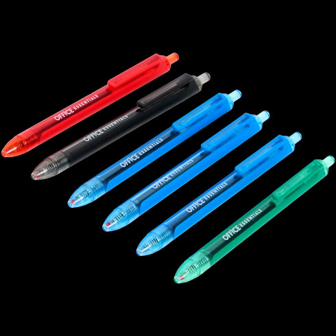 Pixuri cu Gel Office Essentials - Set de 6 Culori Vibrante pentru Birou și Școală