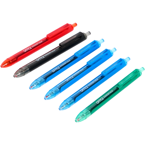 Pixuri cu Gel Office Essentials - Set de 6 Culori Vibrante pentru Birou și Școală