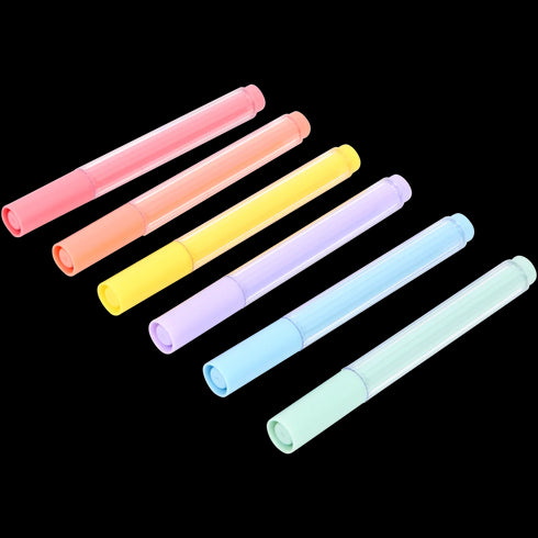 Set de Markere Pastelate - 6 Culori Vibrante - Ideale pentru Școală și Birou