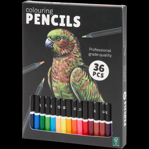 Set Profesional de Creioane Colorate - 36 Culori Vibrante | Descoperă Creativitatea