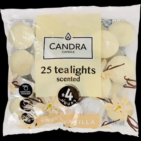 Lumânări Parfumate Tip Pastilă Candra - Set 25 Bucăți pentru Atmosferă Relaxantă