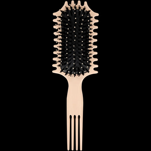 Perie Profesională de Păr 3 în 1 - Stilizează, Netezește și Descurcă Părul în Secunde!