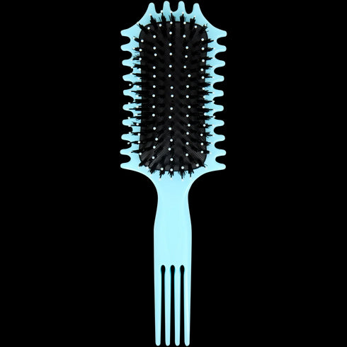 Perie Profesională de Păr 3 în 1 - Stilizează, Netezește și Descurcă Părul în Secunde!