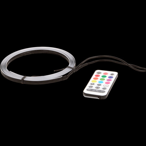 Bandă LED Ambientală Auto C&C - Iluminat Interior Premium cu Muzică și Control prin Telecomandă