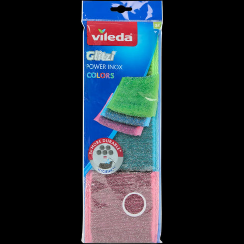 Bureți Abrazivi Profesioniști Vileda din Inox - Curățare Puternică și Eficientă