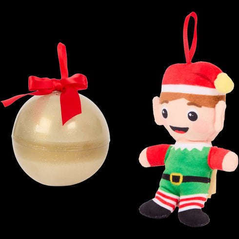 Glob cu surpriză de agățat ca decorațiune de Crăciun