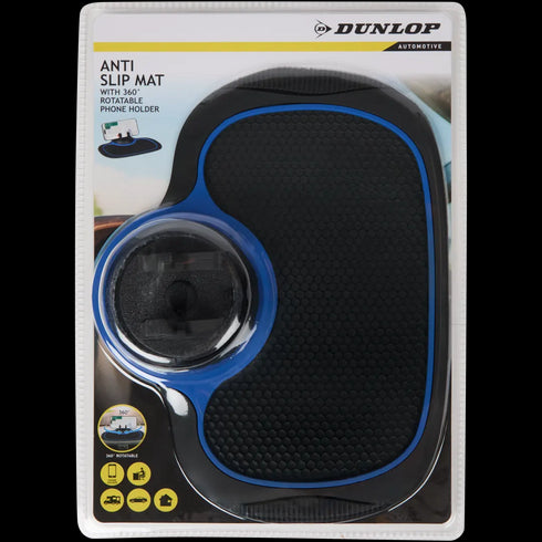 Covoraș Antiderapant Dunlop cu Suport Rotativ 360° - Esențial pentru Mașina Ta