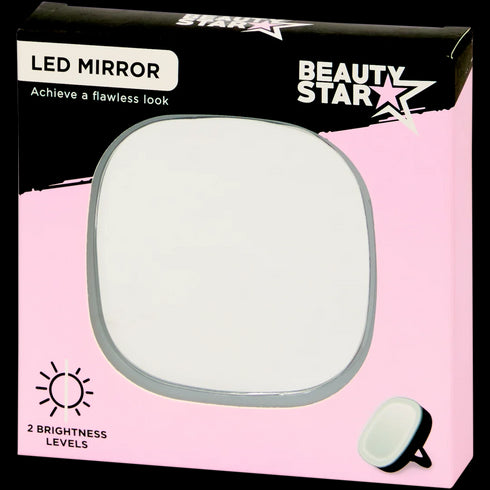 Oglindă LED Profesională Beauty Star - Lumina Perfectă pentru Machiaj!