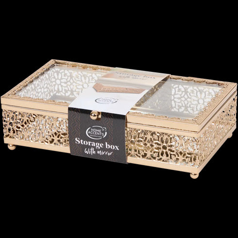 Cutie Elegantă de Bijuterii cu Oglindă - Perfectă pentru Organizare