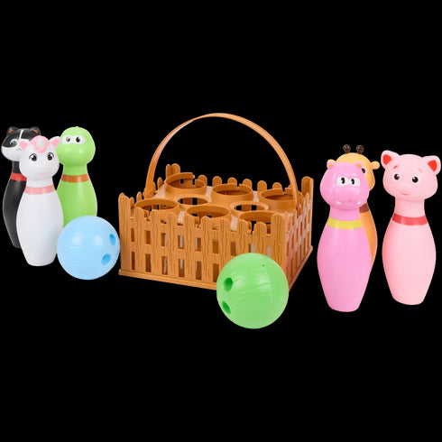 Set de bowling cu animale