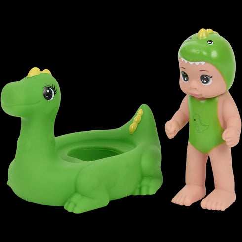 Păpușă cu piscină