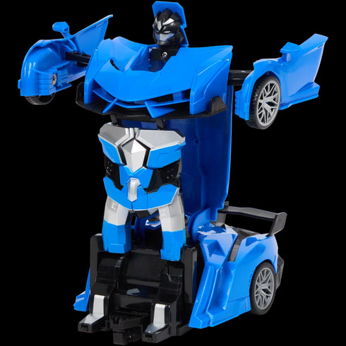 Mașinuță Transformer 2-in-1 cu Telecomandă și Lumini - Jucărie Interactivă pentru Copii