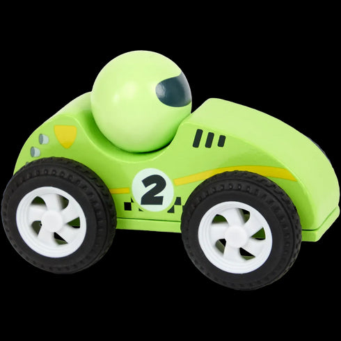 Mașinuță de curse din lemn - Mini Matters - Jucărie Educativă și Distractivă