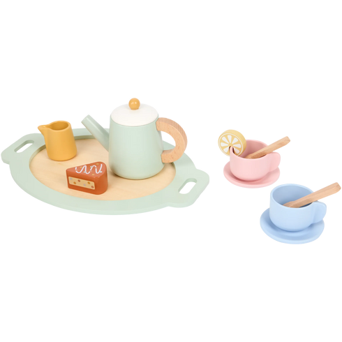 Set din lemn pentru ceai Mini Matters 11 piese