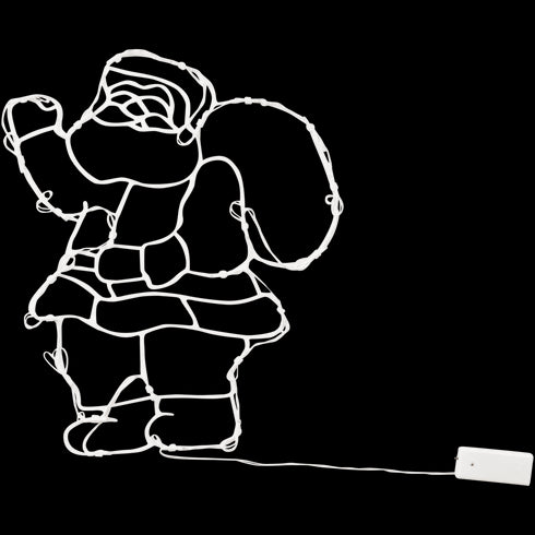 Decoratiune Luminoasa de Craciun, 24 LED-uri, cu Temporizator - DailyPlus Partner