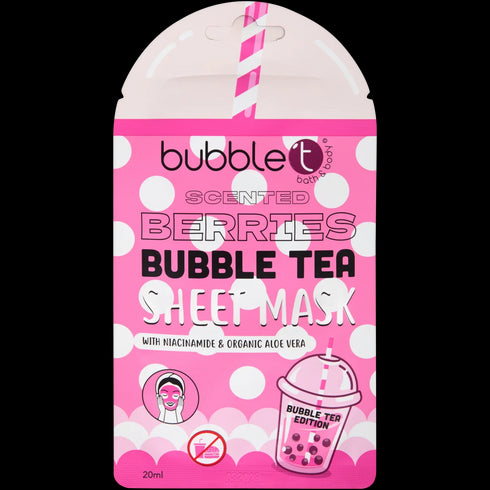 Mască Facială Revitalizantă Bubble Tea - Experiența SPA Acasă!