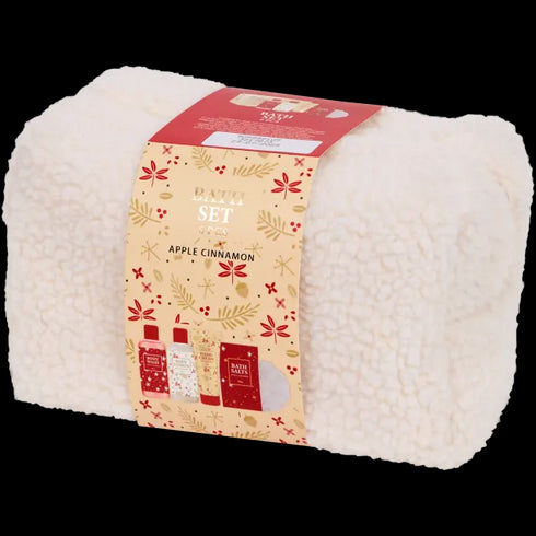 Geantă Elegantă de Toaletă cu Arome de Măr și Scorțișoară - Set Complet de Îngrijire Personală