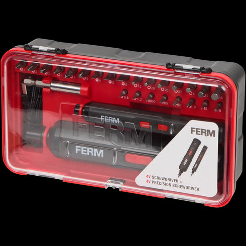 Set Profesional de Șurubelnițe FERM - Putere și Precizie Reîncărcabilă pe USB-C