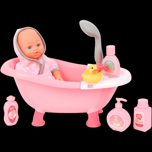 Păpușă bebeluș cu cadă și duș Dolly Star
