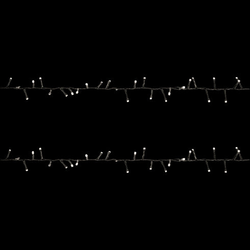 Instalație Luminoasă de Crăciun Luxuriance Lights - 750 LED-uri Alb Cald, Solar & USB