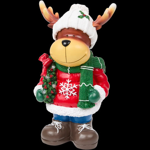 Figurină de Crăciun Luminoasă cu LED-uri - Decorațiune Magică de Sărbători