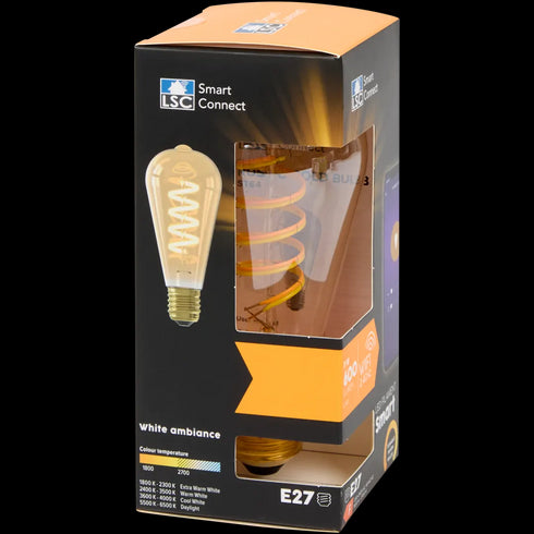 Lampă LED Inteligentă LSC Smart Connect E27 - Iluminat Cald, Control prin Aplicație Wi-Fi