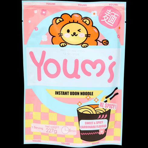 Tăiei Instant Youmi Carbonara - Dulce și Picant, Gata în Minute!