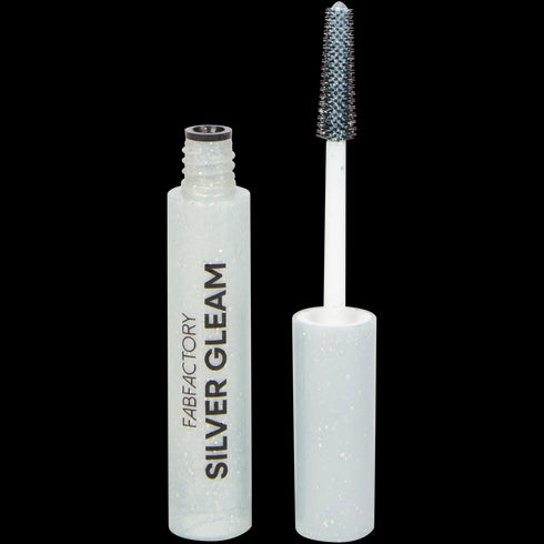 Rimel cu Sclipici FAB Factory - Strălucire Festivă Aurie sau Argintie (Produse de Crăciun)
