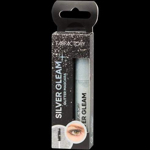 Rimel cu Sclipici FAB Factory - Strălucire Festivă Aurie sau Argintie (Produse de Crăciun)