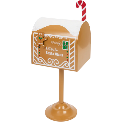 Cutie Poștală Elegantă de Crăciun cu Picior - Decor Festiv Unic