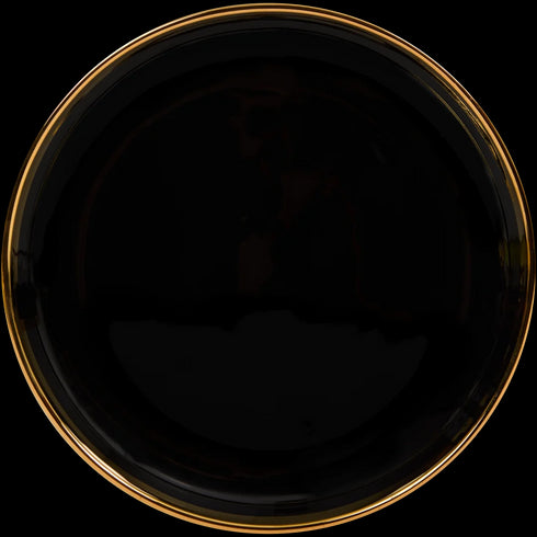 Farfurie Elegantă pentru Micul Dejun cu Accente Aurii - Colecția "Auriu Românesc"