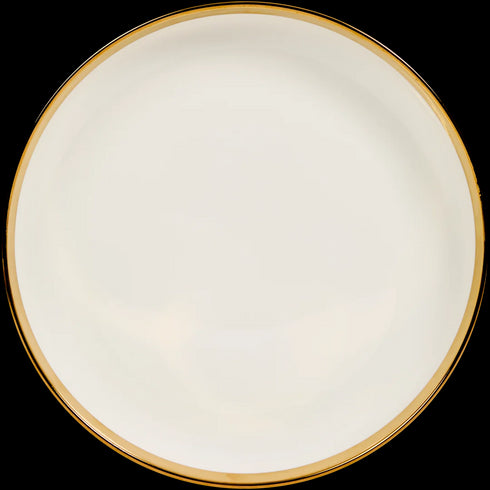 Farfurie Elegantă pentru Micul Dejun cu Accente Aurii - Colecția "Auriu Românesc"