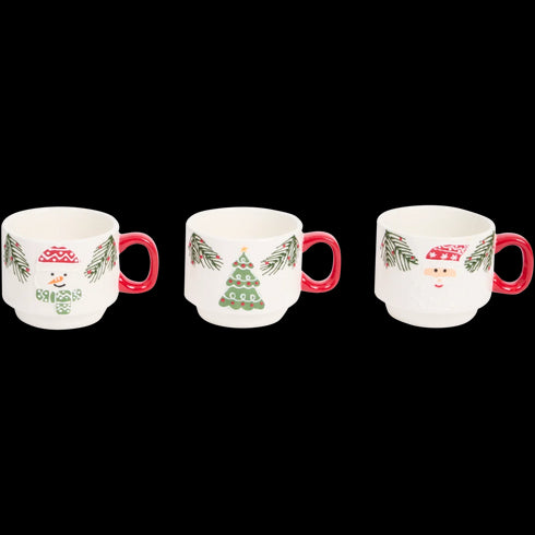 Cană de Crăciun Personalizată cu Suport - Cadoul Perfect de Sărbători!