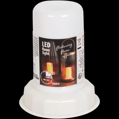 Lampă LED Eficientă cu Efect de Flacără și Temporizator - Ideale pentru Atmosferă (Brand: Action)