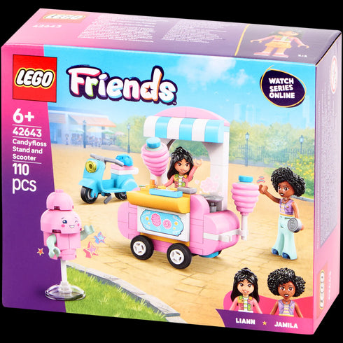 Stand vată de zahăr și scuter LEGO Friends