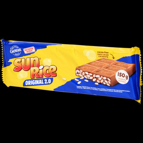 Ciocolată Sunrice - O Deliciu Crocant cu Semințe de Floarea-Soarelui și Orez Expandat (Fără Cacao)