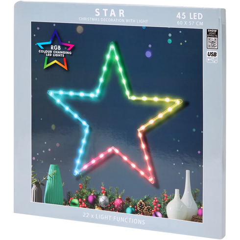 Figurină Crăciun Luminoasă LED RGB - Iluminare Magică de Sărbători