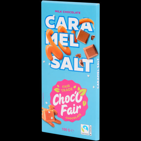 Tableta de Ciocolată Premium Choc-O-Fair Caramel Sărat - O Experiență Dulce-Sărată Inedită